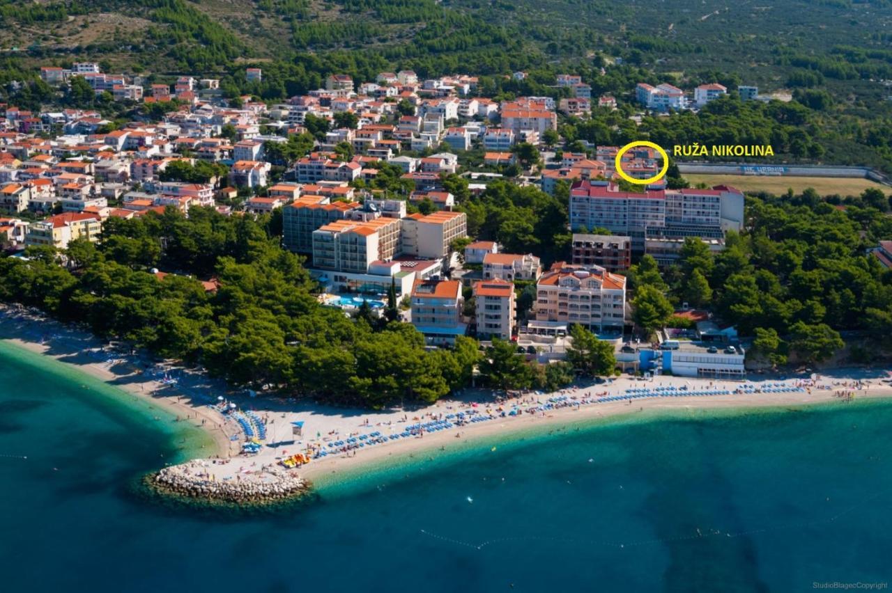 Ruza&Nikolina "1" Apartmani - Baška Voda Eksteriør bilde