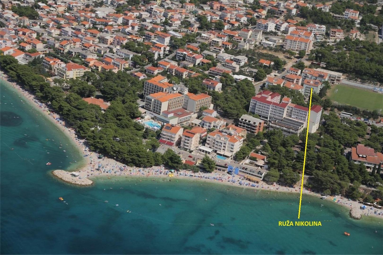 Ruza&Nikolina "1" Apartmani - Baška Voda Eksteriør bilde